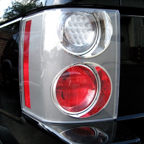 Rear light clear red - rear, clear/red