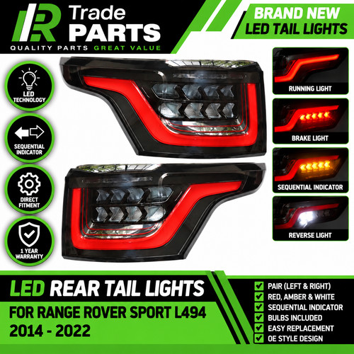Pair dynamic rear - pair, led